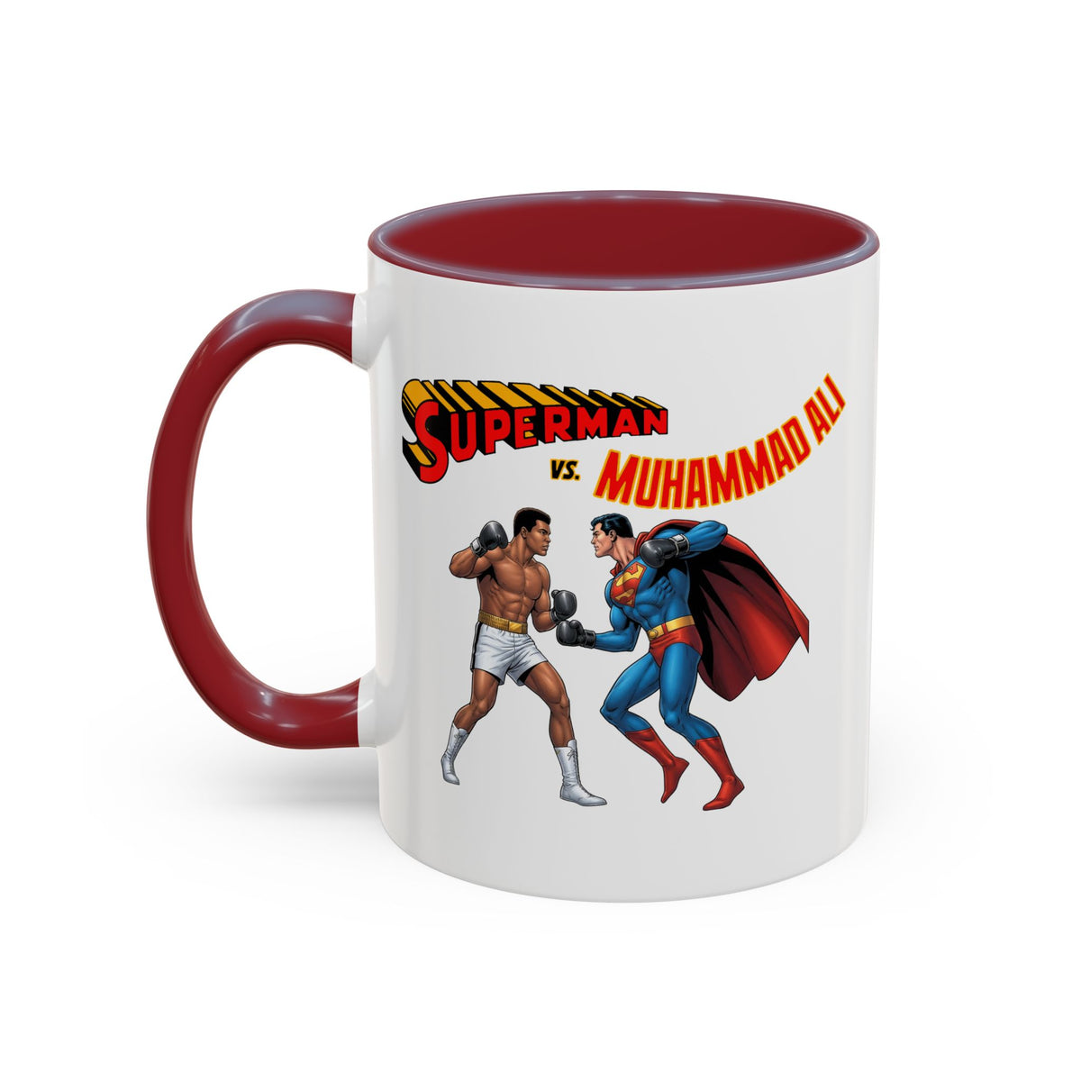 Superman v. Muhammad Ali Coffee Mug (11, 15oz)