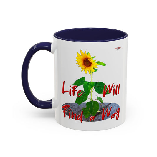 Concrete Sunflower Coffee Mug (11, 15oz)