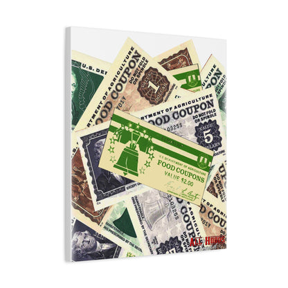 Food Stamps Matte Canvas, 1.25"