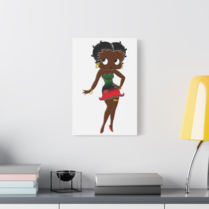 Betty Boop Matte Canvas, 1.25"