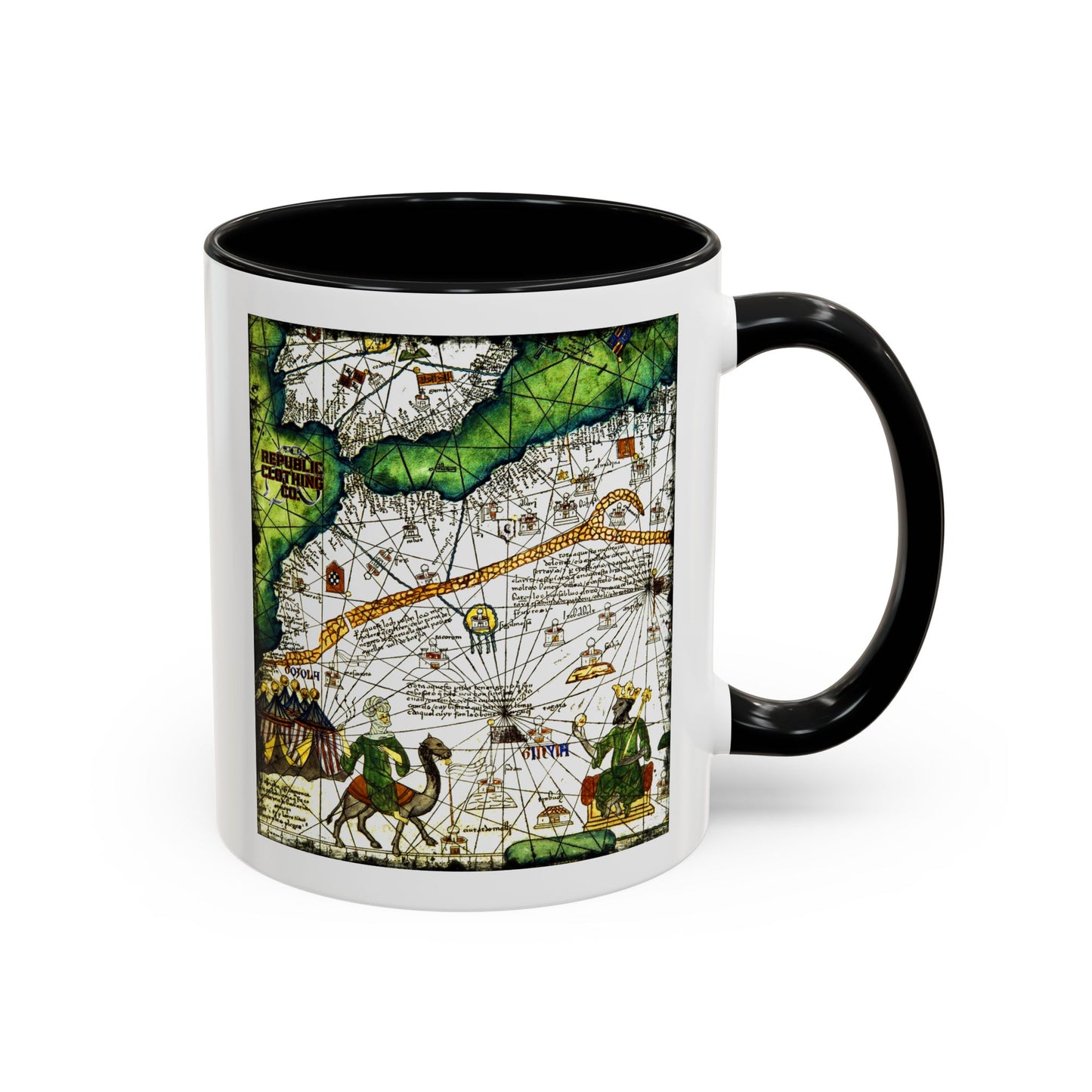 Mansa Musa Map Coffee Mug (11, 15oz)