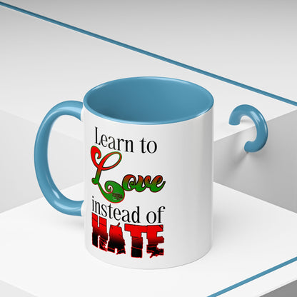 Learn to Love Coffee Mug (11, 15oz)