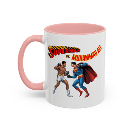 Superman v. Muhammad Ali Coffee Mug (11, 15oz)