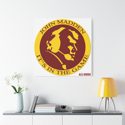 John Madden Matte Canvas, 1.25"