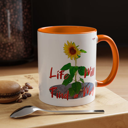 Concrete Sunflower Coffee Mug (11, 15oz)