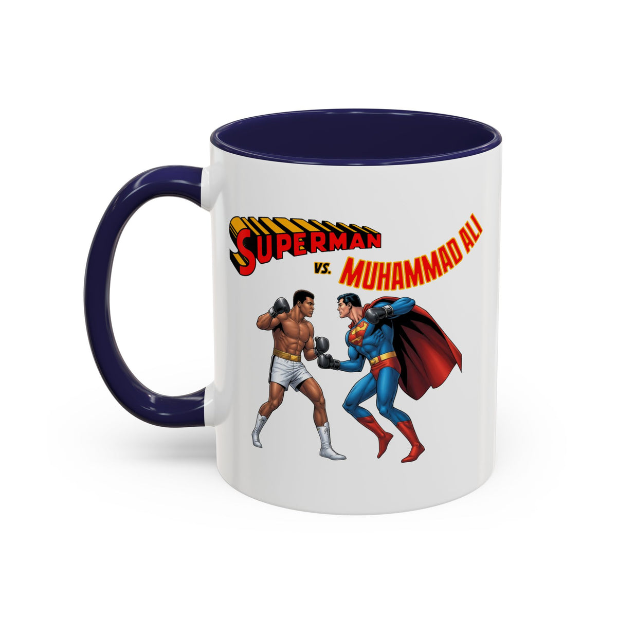Superman v. Muhammad Ali Coffee Mug (11, 15oz)