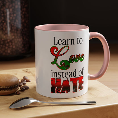 Learn to Love Coffee Mug (11, 15oz)