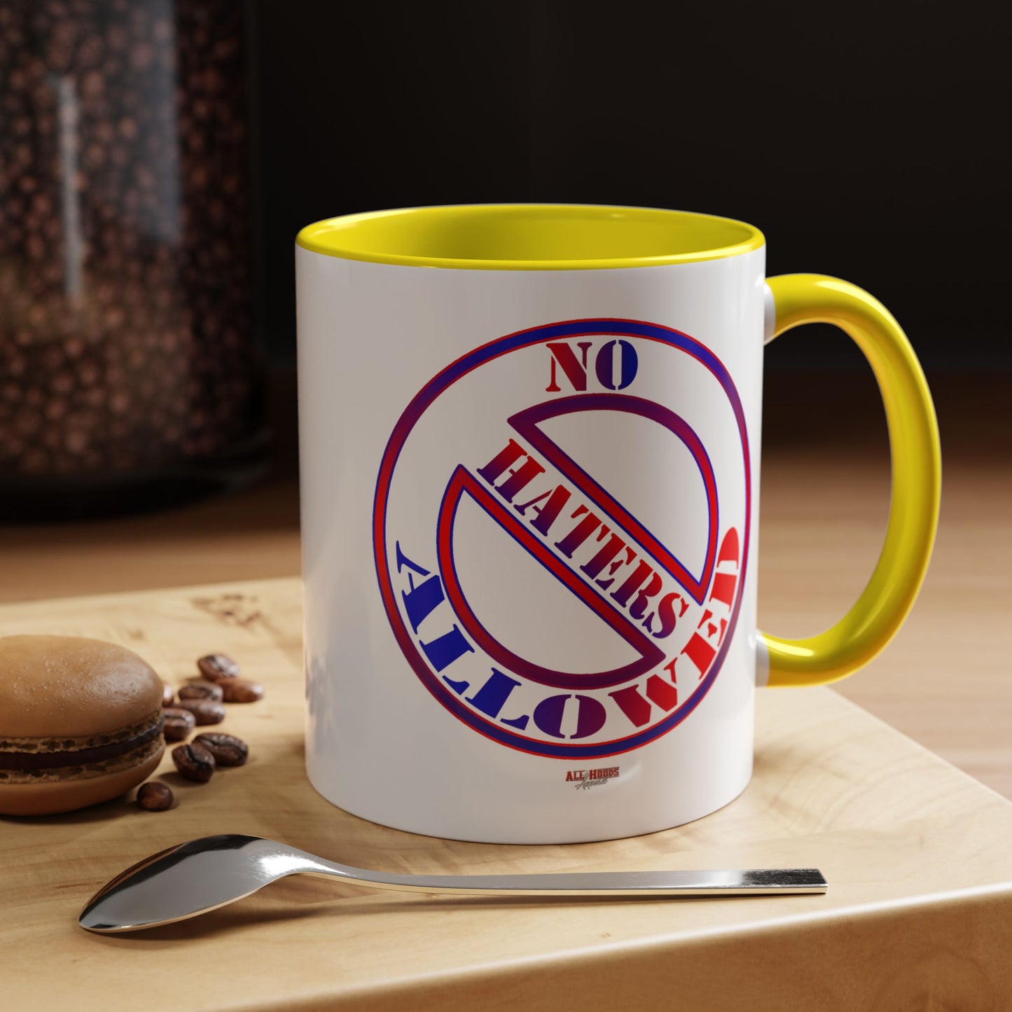 No Haters Allowed Coffee Mug (11, 15oz)