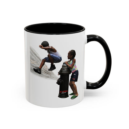 Fire Hydrant Fun Coffee Mug (11, 15oz)