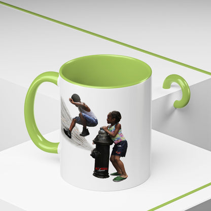 Fire Hydrant Fun Coffee Mug (11, 15oz)