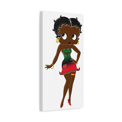 Betty Boop Matte Canvas, 1.25"