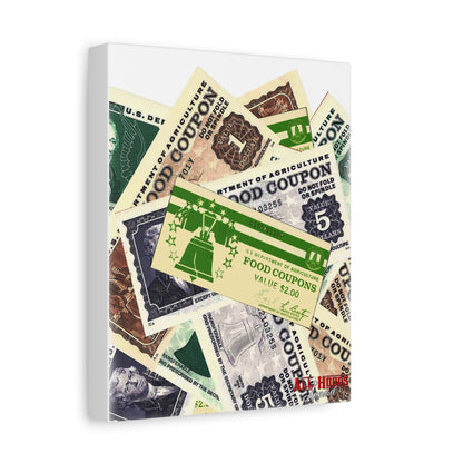 Food Stamps Matte Canvas, 1.25"