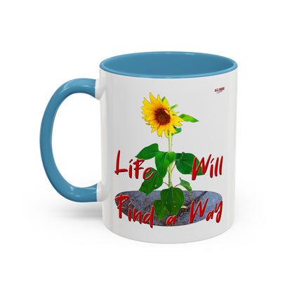 Concrete Sunflower Coffee Mug (11, 15oz)