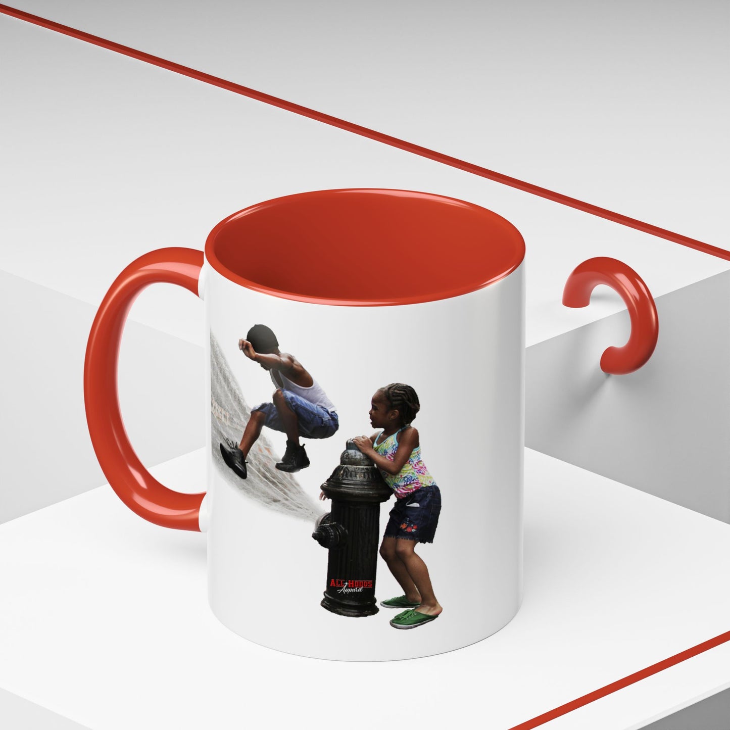 Fire Hydrant Fun Coffee Mug (11, 15oz)