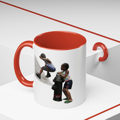 Fire Hydrant Fun Coffee Mug (11, 15oz)