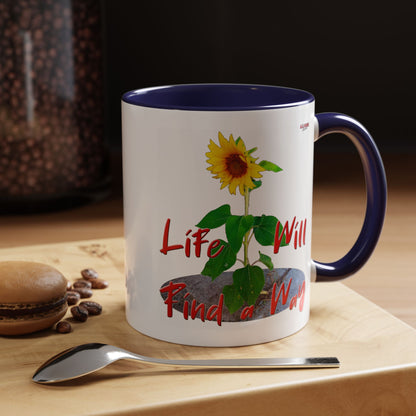 Concrete Sunflower Coffee Mug (11, 15oz)