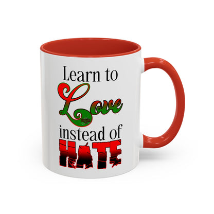 Learn to Love Coffee Mug (11, 15oz)