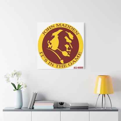John Madden Matte Canvas, 1.25"