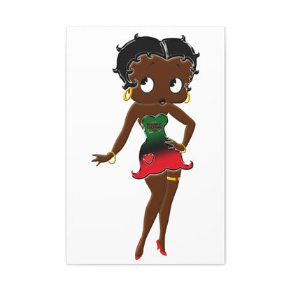 Betty Boop Matte Canvas, 1.25"