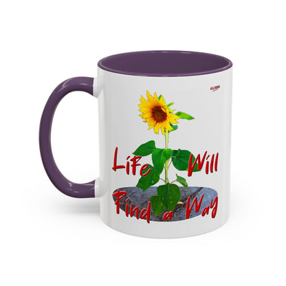 Concrete Sunflower Coffee Mug (11, 15oz)