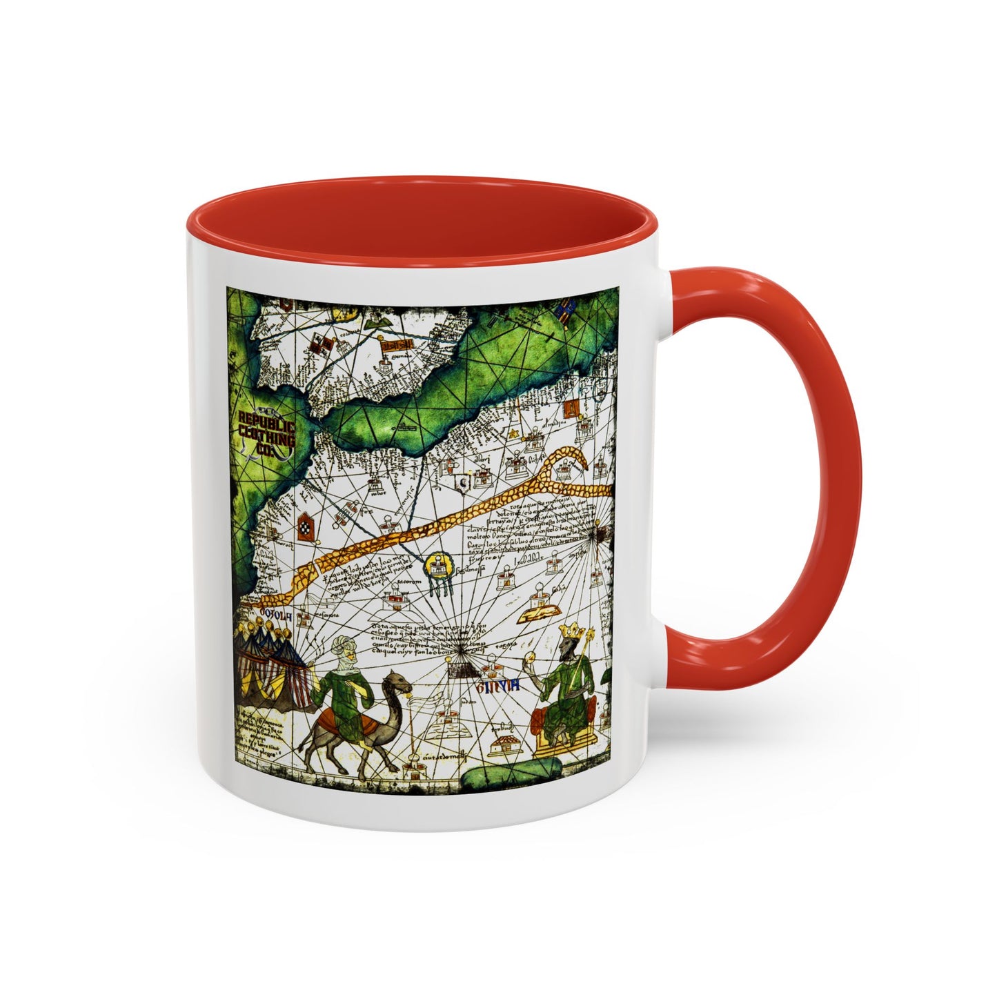 Mansa Musa Map Coffee Mug (11, 15oz)