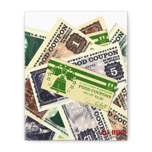 Food Stamps Matte Canvas, 1.25"