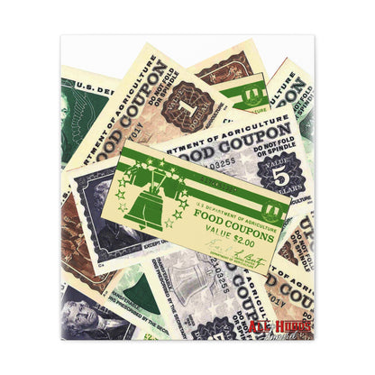 Food Stamps Matte Canvas, 1.25"