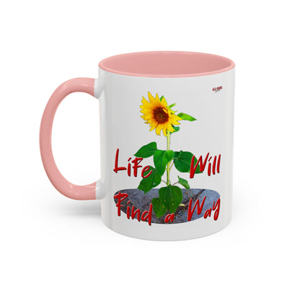 Concrete Sunflower Coffee Mug (11, 15oz)