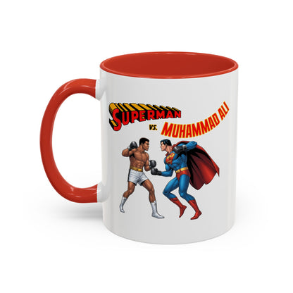 Superman v. Muhammad Ali Coffee Mug (11, 15oz)