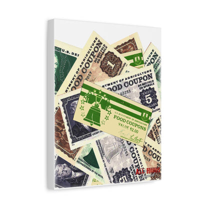 Food Stamps Matte Canvas, 1.25"