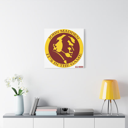 John Madden Matte Canvas, 1.25"