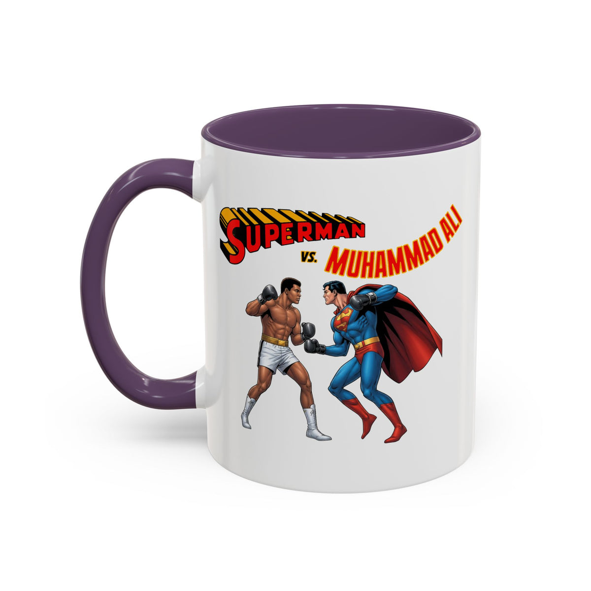Superman v. Muhammad Ali Coffee Mug (11, 15oz)