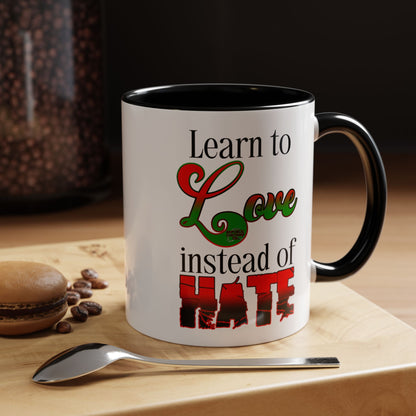 Learn to Love Coffee Mug (11, 15oz)