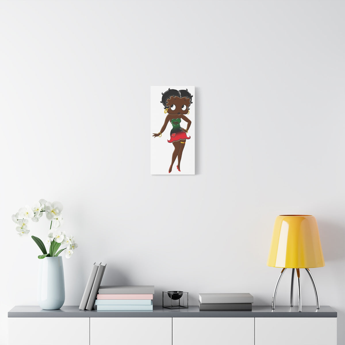 Betty Boop Matte Canvas, 1.25"