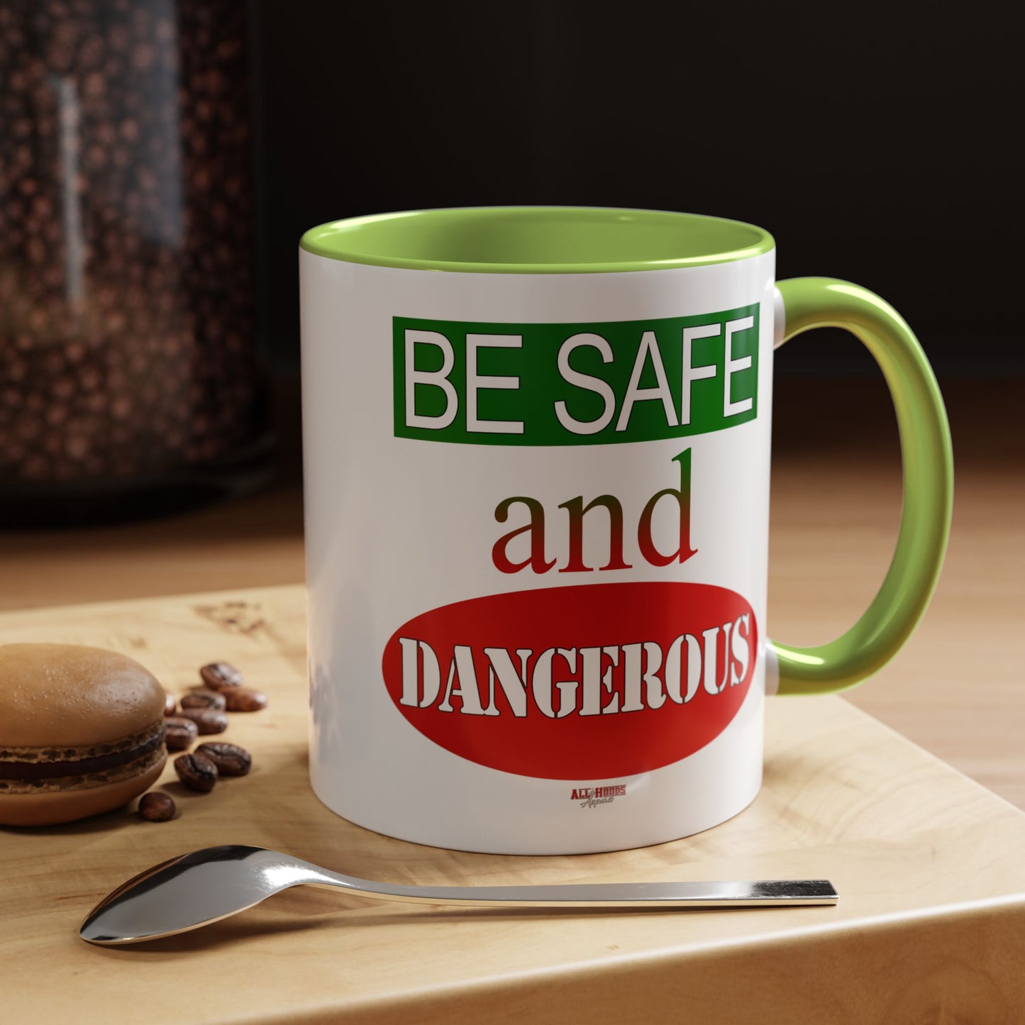 Safe and Dangerous Coffee Mug (11, 15oz)