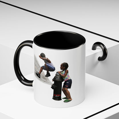 Fire Hydrant Fun Coffee Mug (11, 15oz)