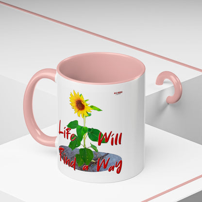 Concrete Sunflower Coffee Mug (11, 15oz)