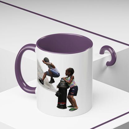 Fire Hydrant Fun Coffee Mug (11, 15oz)