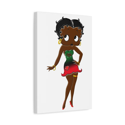 Betty Boop Matte Canvas, 1.25"