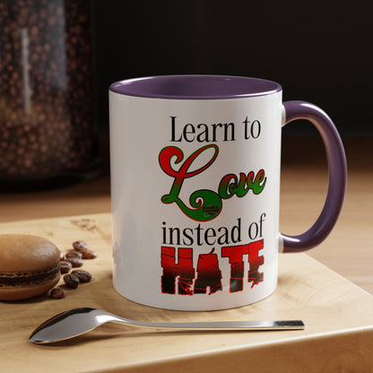 Learn to Love Coffee Mug (11, 15oz)