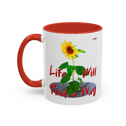Concrete Sunflower Coffee Mug (11, 15oz)