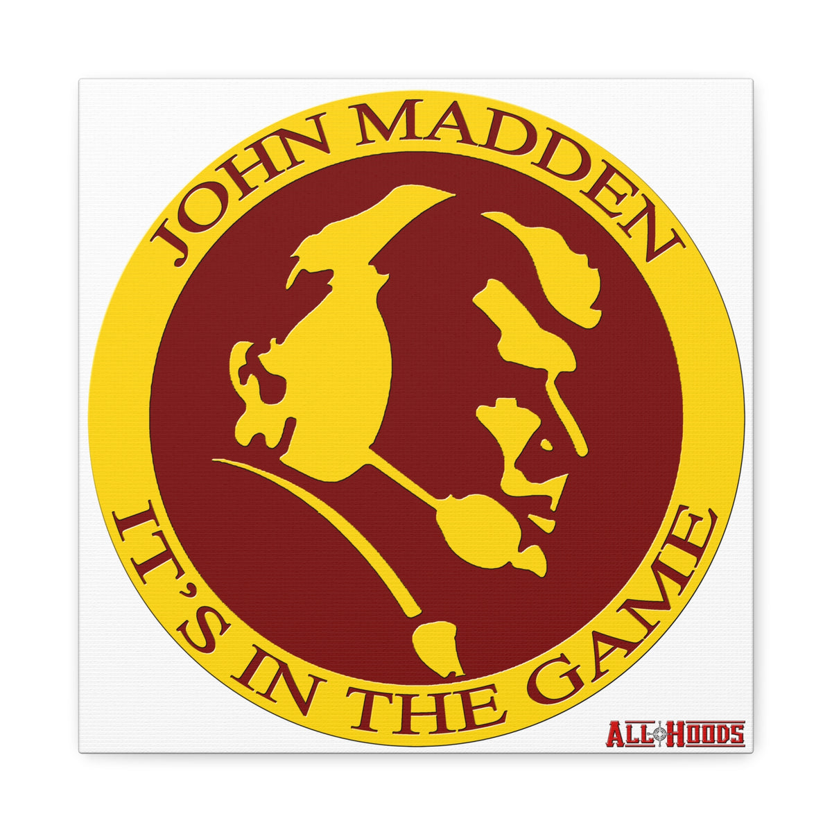 John Madden Matte Canvas, 1.25"