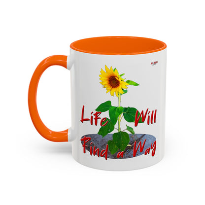 Concrete Sunflower Coffee Mug (11, 15oz)