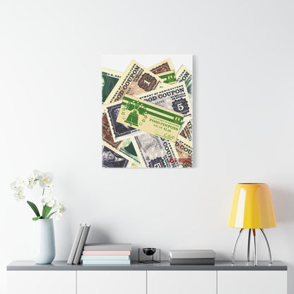 Food Stamps Matte Canvas, 1.25"