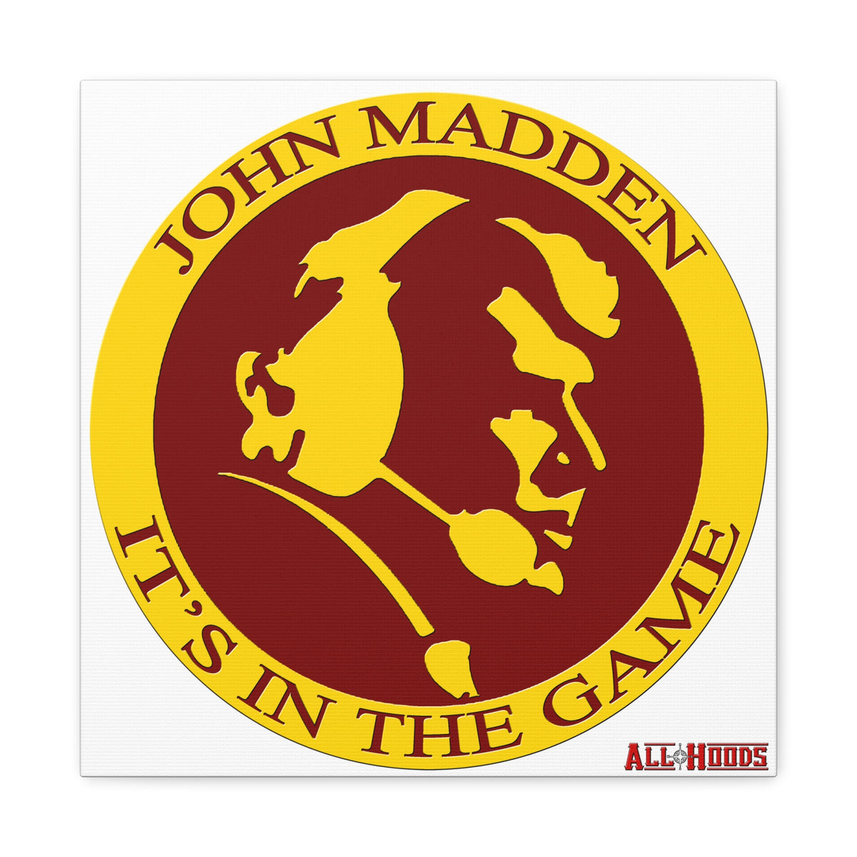 John Madden Matte Canvas, 1.25"
