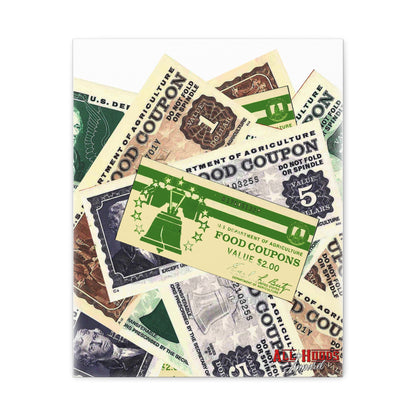 Food Stamps Matte Canvas, 1.25"
