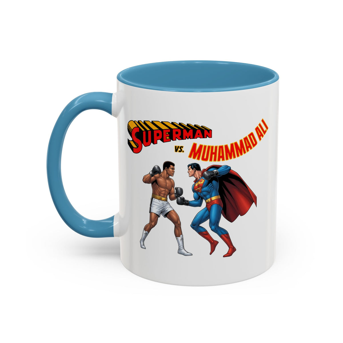 Superman v. Muhammad Ali Coffee Mug (11, 15oz)