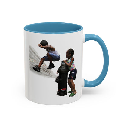 Fire Hydrant Fun Coffee Mug (11, 15oz)