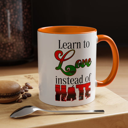 Learn to Love Coffee Mug (11, 15oz)