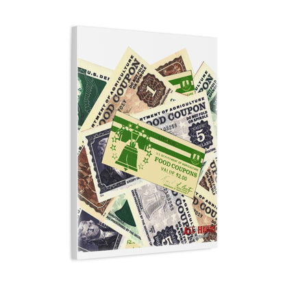 Food Stamps Matte Canvas, 1.25"